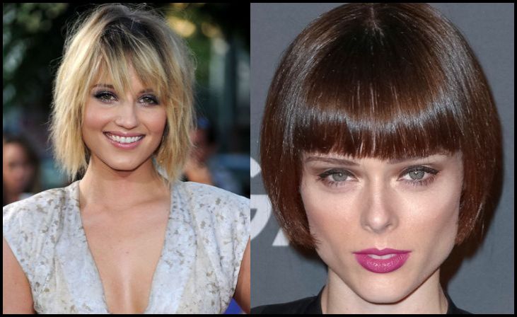 Angled Pixie Bob with Face Framing Bangs